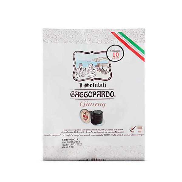 80 Capsule GINSENG AMARO Gattopardo ToDa Compatibili Nespresso