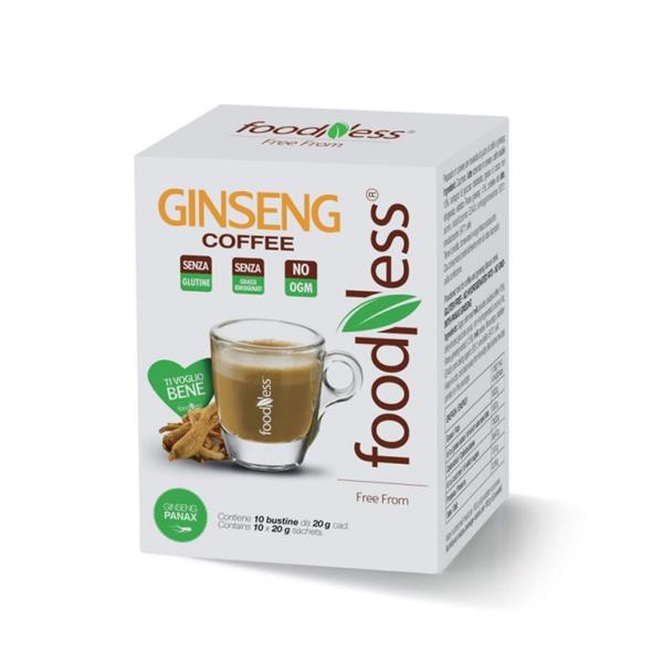 Foodness Preparato Monodose per Caffe al Ginseng 10 bustine