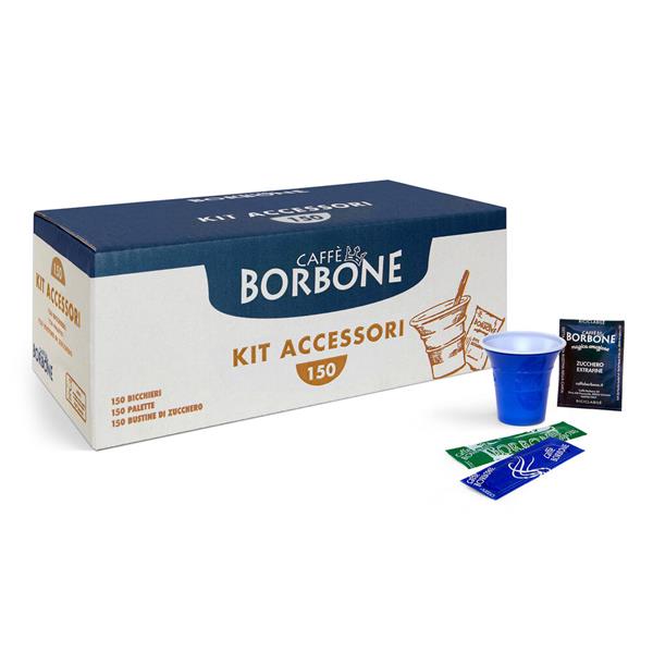 KIT 150 BICCHIERINI, PALETTINE E ZUCCHERO