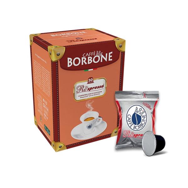 50 Capsule caffè Borbone Rosso compatibili Nespresso