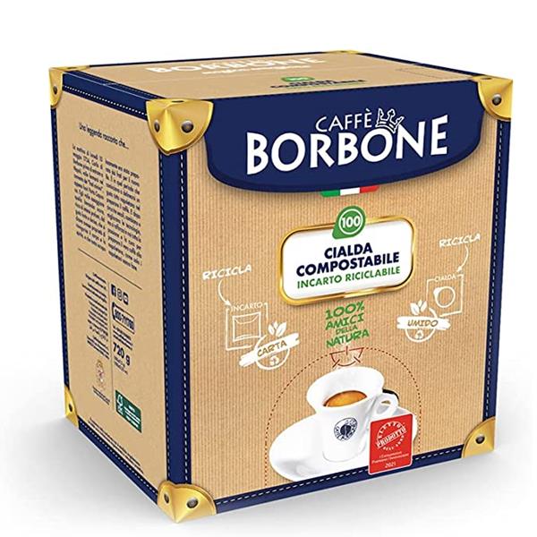 Caffè Borbone Cialda Compostabile, Miscela Blu - 50 Cialde - Sistema ESE