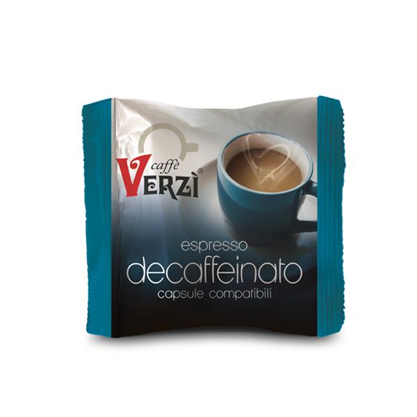 100 Capsule Caffè Verzì Decaffeinato compatibili Bialetti