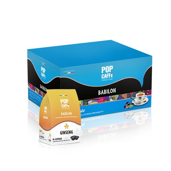 Capsule Pop Caffè Compatibili Bialetti Ginseng AMARO 96