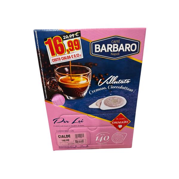140 Cialde Caffè Barbaro Miscela PerLei