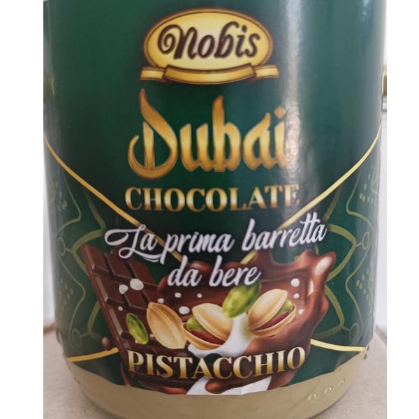 PREPARATO IN VETRO CIOCCOLATO DI DUBAI DA BERE