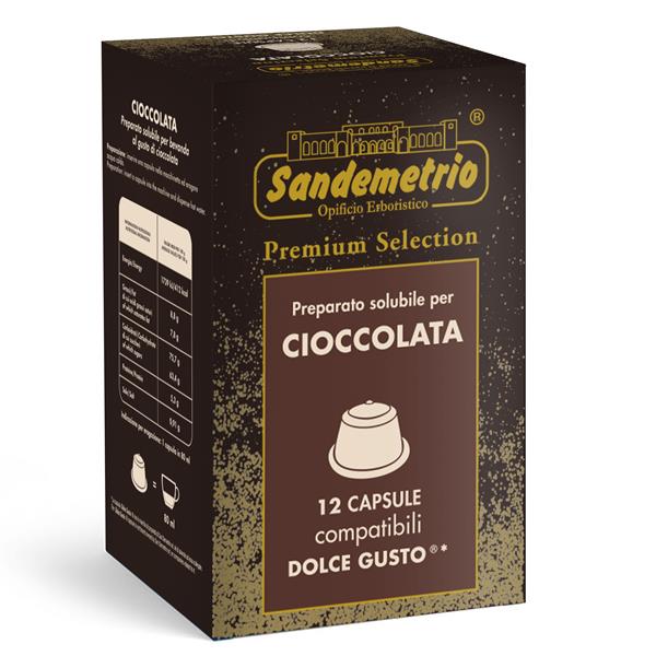 12 CAPSULE CIOCCOLATA COMPATIBILE DOLCE GUSTO
