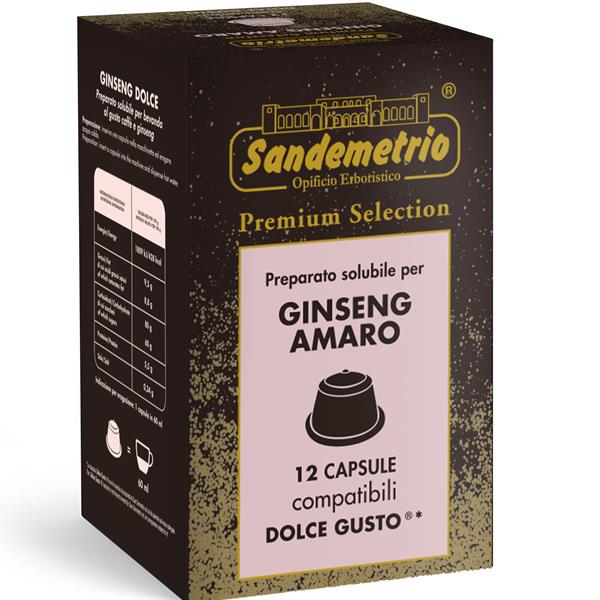 12 CAPSULE GINSENG AMARO COMPATIBILE DOLCE GUSTO