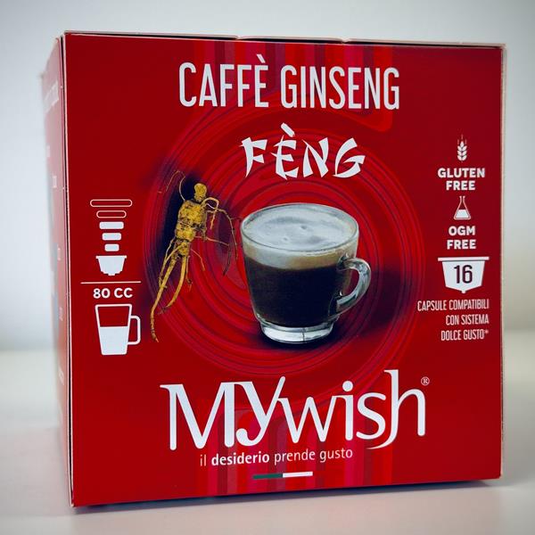 16 CAPSULE COMPATIBILI DOLCE GUSTO GINSENG-FENG