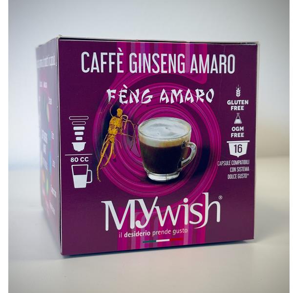 16 CAPSULE COMPATIBILI DOLCE GUSTO GINSENG-FENG AMARO