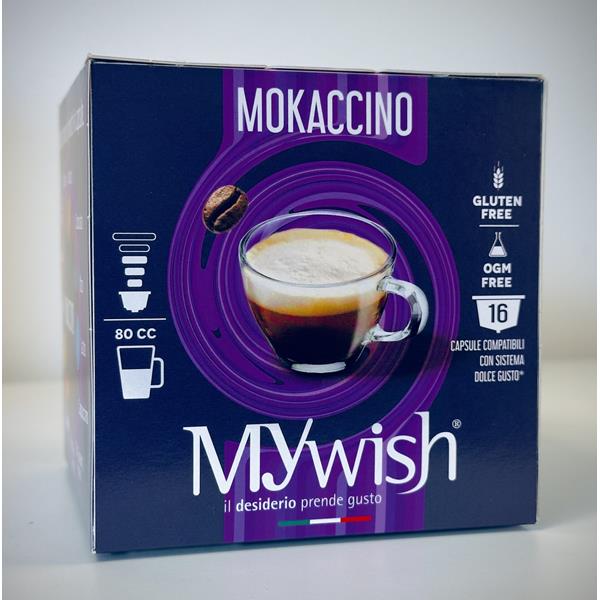 16 CAPSULE COMPATIBILI DOLCE GUSTO MOKACCINO