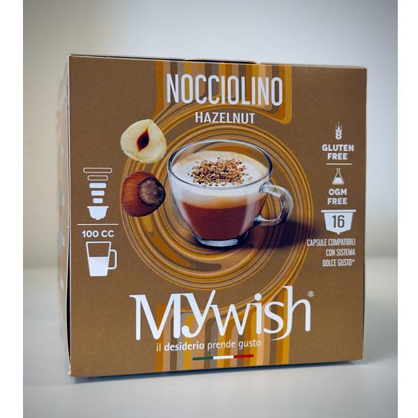 16 CAPSULE COMPATIBILI DOLCE GUSTO NOCCIOLINO