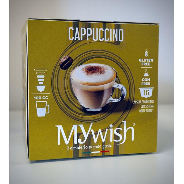 16 CAPSULE COMPATIBILI DOLCE GUSTO CAPPUCCINO