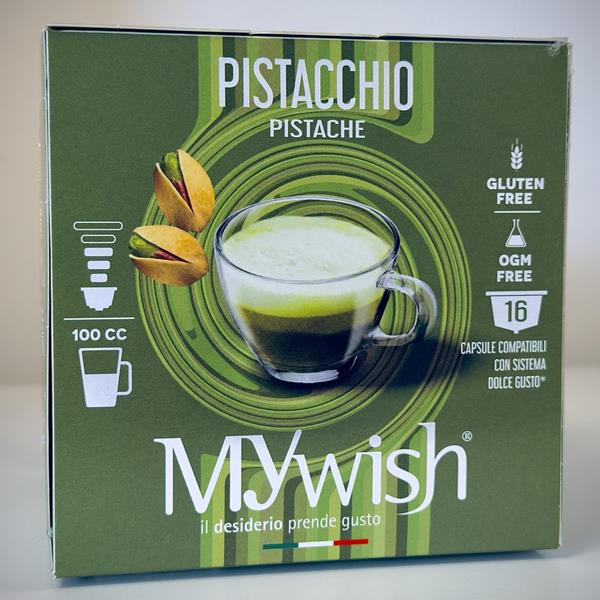 16 CAPSULE COMPATIBILI DOLCE GUSTO PISTACCHIO