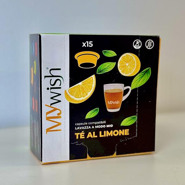 15 CAPSULE COMPATIBILI A MODO MIO TE AL LIMONE