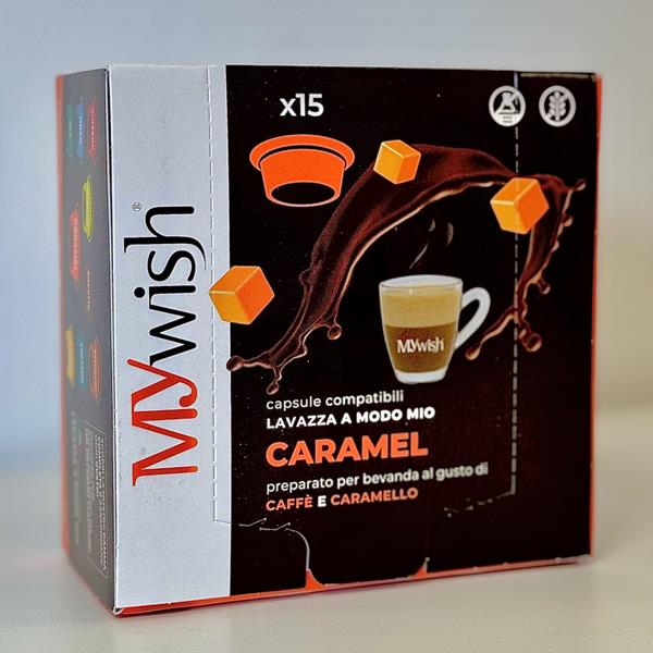 15 CAPSULE COMPATIBILI A MODO MIO CARAMEL