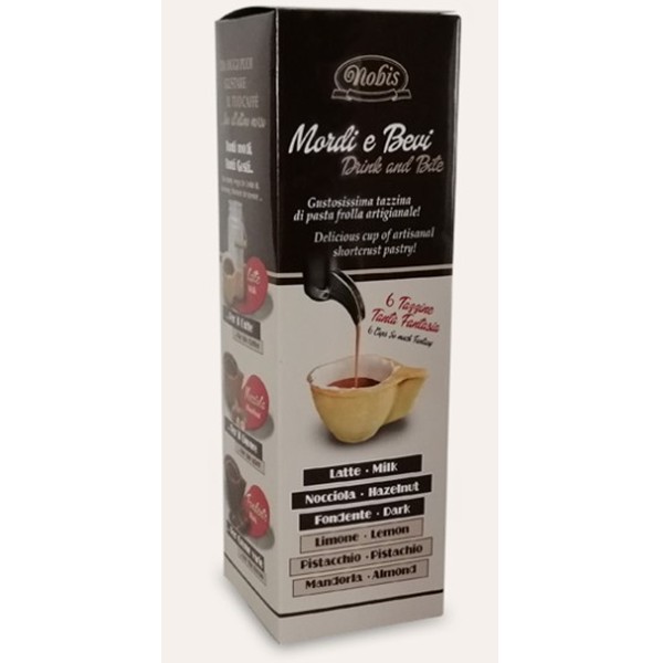 SCATOLA TAZZINE A COLONNA 6 PEZZI MORDI E BEVI