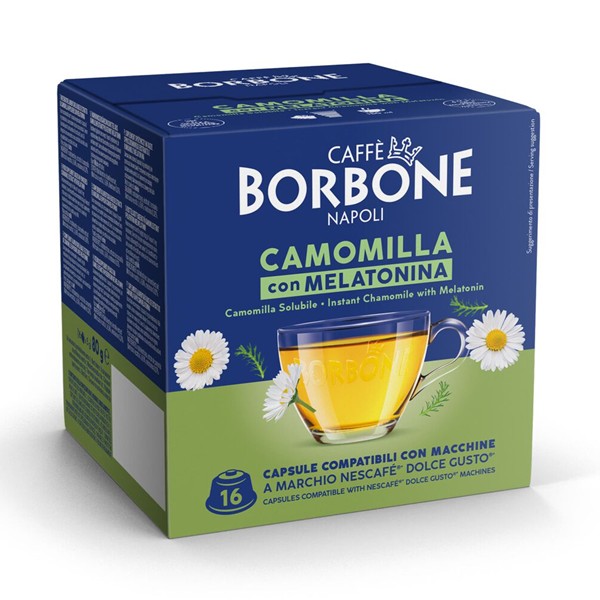 4x16 Capsule COMPATIBILI DOLCE GUSTO CAMOMILLA E MELATONINA