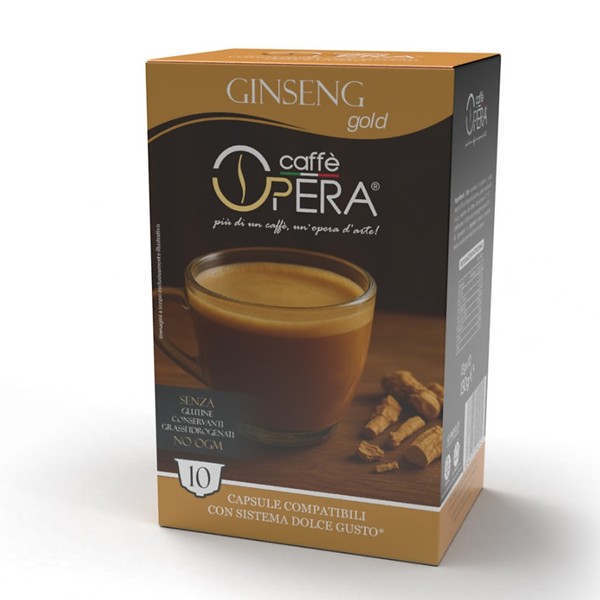 10 CAPSULE COMPATIBILE DOLCE GUSTO GINSENG GOLD