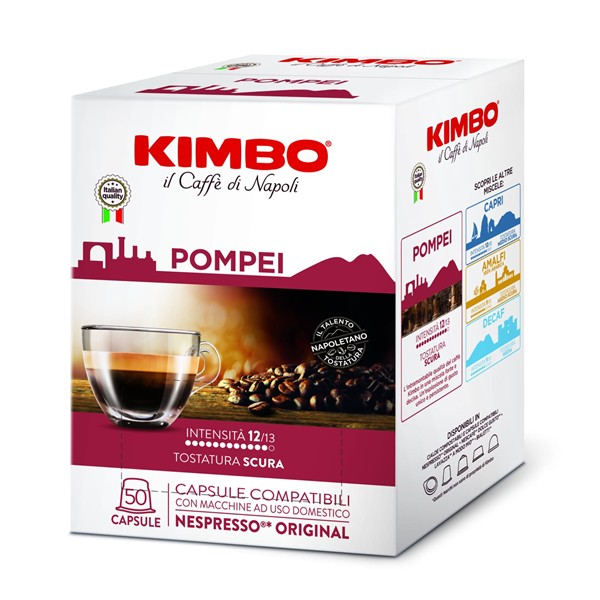 50 CAPSULE COMPATIBILI NESPRESSO MISCELA POMPEI