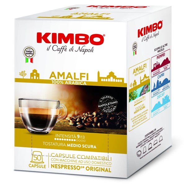 50 CAPSULE COMPATIBILI NESPRESSO MISCELA AMALFI