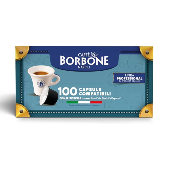 100 CAPSULE COMPATIBILI LAVAZZA BLUE MISCELA ROSSA