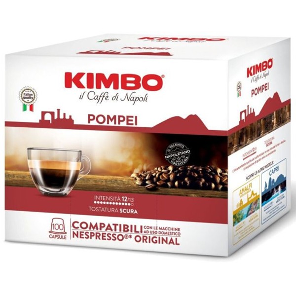 100 CAPSULE COMPATIBILI NESPRESSO MISCELA POMPEI