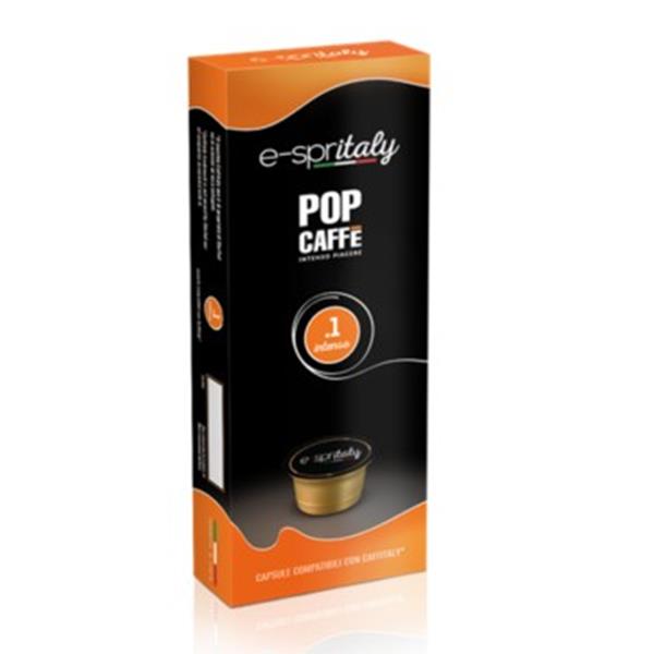 POP CAFFE' - 100 CAPSULE CAFFE' MISCELA INTENSO E-SPRITALY 1.COMPATIBILI SISTEMA CAFFITALY

Scopri la miscela intenso! Una miscela dal gusto deciso.
Miscela di caffè torrefatto macinato.
7 g di miscela in capsule suddivise in 10 astucci da 10 pezzi.
Il termine minimo di conservazione è riportato direttamente sulla confezione. 
Il prodotto deve essere conservato in ambiente fresco e asciutto, al riparo da fonti di calore e dall'esposizione alla luce diretta. 
