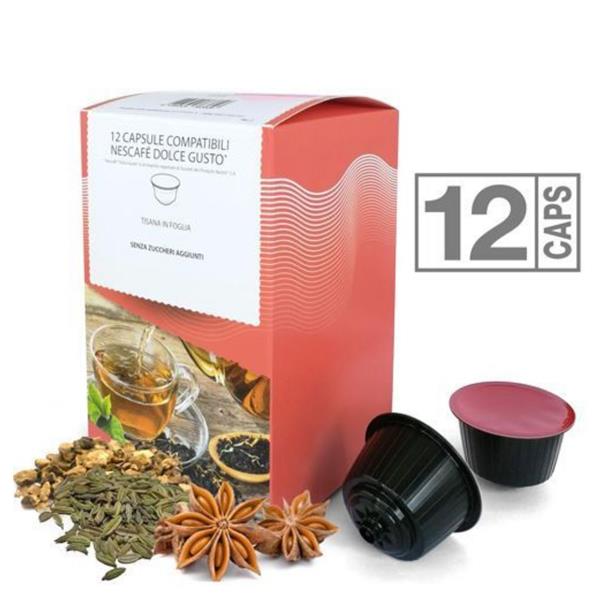 12 CAPSULE TISANA DIGESTIVA COMPATIBILI NESCAFE