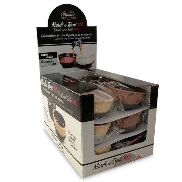 ESPOSITORE 24 TAZZINE PASTA FROLLA GR 35