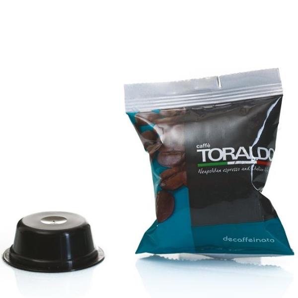 CAFFE' TORALDO - Il decaffeinato secondo Toraldo. Delicato, equilibrato e dolce dal corpo pieno e dal retrogusto persistente.