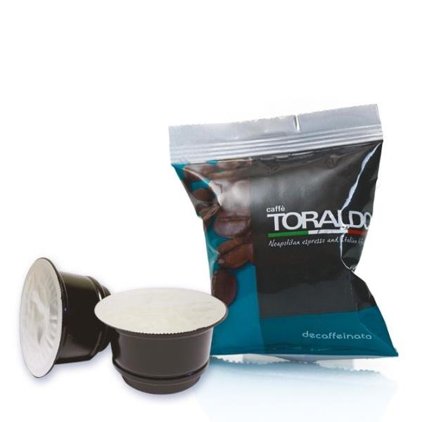 CAFFE' TORALDO - Il decaffeinato secondo Toraldo. Delicato, equilibrato e dolce dal corpo pieno e dal retrogusto persistente.