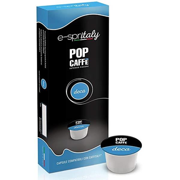 100 CAPSULE CAFFE POP DEK COMPATIBILI SISTEMA CAFFITALY