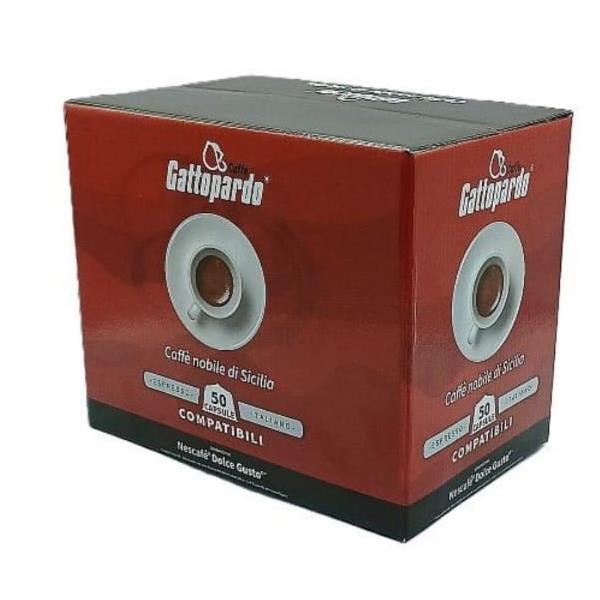 50 Capsule RICCO Caffe Gattopardo ToDa Compatibili Dolce Gusto