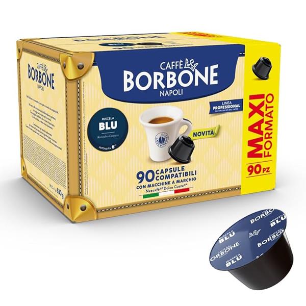 BORBONE 90 CAPS COMPATIBILI DOLCE GUSTO BLU