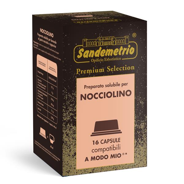 16 CAPSULE NOCCIOLINO COMPATIBILE LAVAZZA MODO MIO