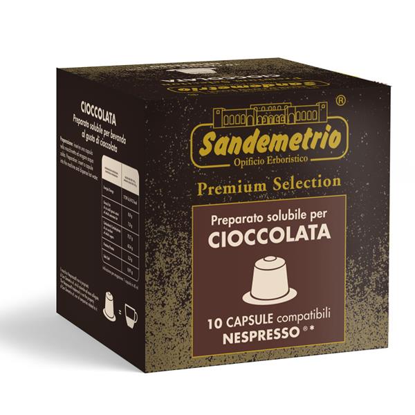 10 CAPSULE CIOCCOLATA COMPATIBILE NESPRESSO