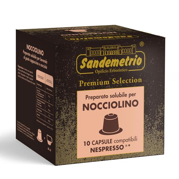 10 CAPSULE NOCCIOLINO COMPATIBILE NESPRESSO