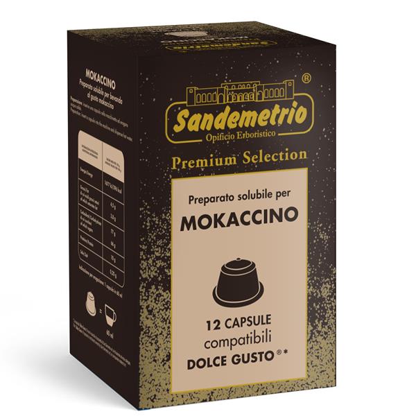12 CAPSULE MOKACCINO COMPATIBILE DOLCE GUSTO
