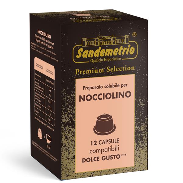 12 CAPSULE NOCCIOLINO COMPATIBILE DOLCE GUSTO