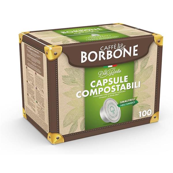 100 CAPSULE COMPOSTABILI MISCELA RED COMPATIBILI LAVAZZA A MODO MIO