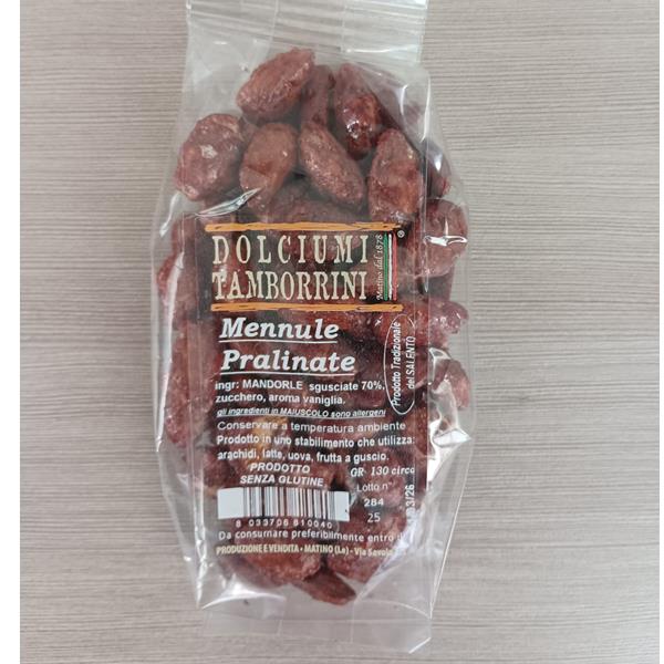 DOLCIUMI TAMBORRINI MENNULE PRALINATE (MANDORLA PRALINATA)