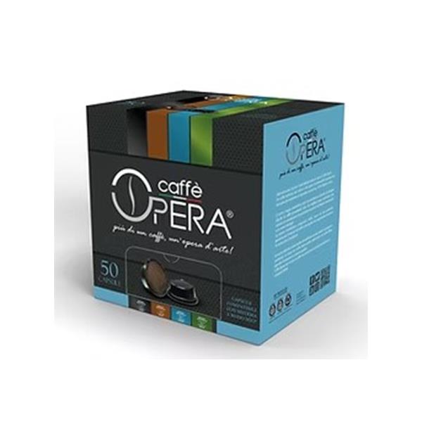 50 CAPSULE COMPATIBILI A MODO MIO MISCELA LEONARDO