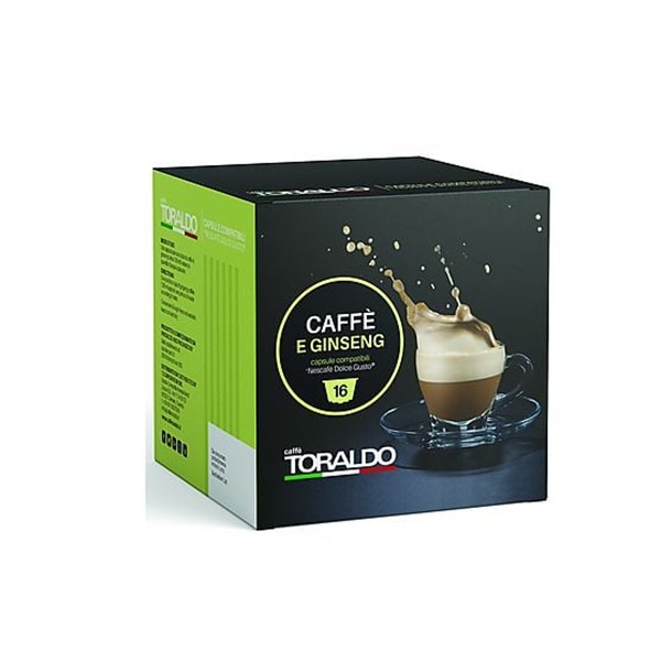 TORALDO Caffè in capsule DOLCE GUSTO CAFFE/GINSENG, Nescaffè dolce gusto 16 x 4 