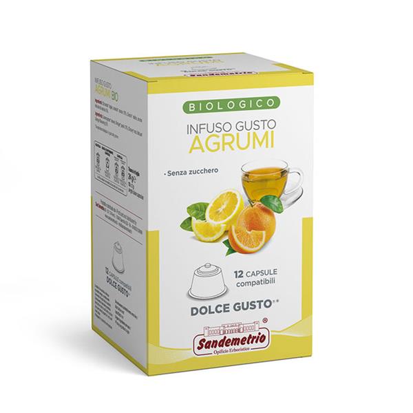 12 CAPSULE AGRUMI COMPATIBILI NESCAFE DOLCE GUSTO