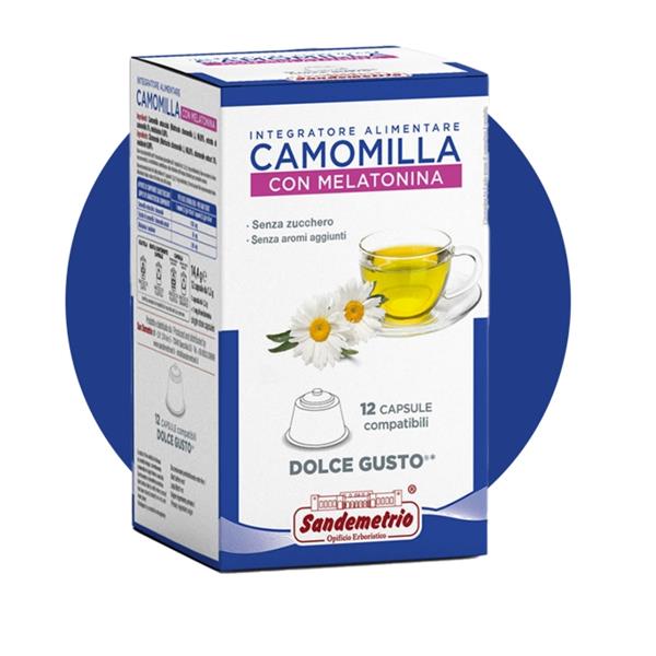 12 CAPSULE DOLCE GUSTO CAMOMILLA E MELATONINA