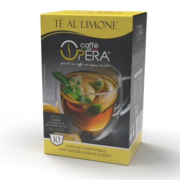 10 CAPSULE COMPATIBILE DOLCE GUSTO TE LIMONE