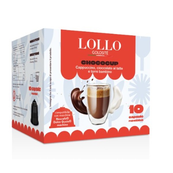 10 CAPSULE CHOCOCUP COMPATIBILI NESCAFE DOLCE GUSTO