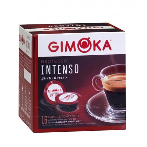 16 CAPSULE CAFFE' MISCELA INTENSO COMPATIBILI LAVAZZA A MODO MIO