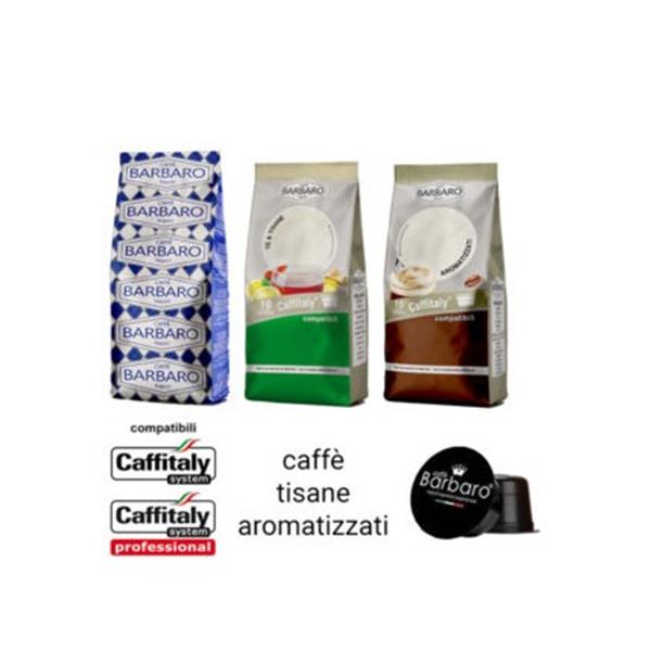 100 CAPSULE CAFFE' MISCELA DELICATO ARABICA COMPATIBILI CAFFITALY