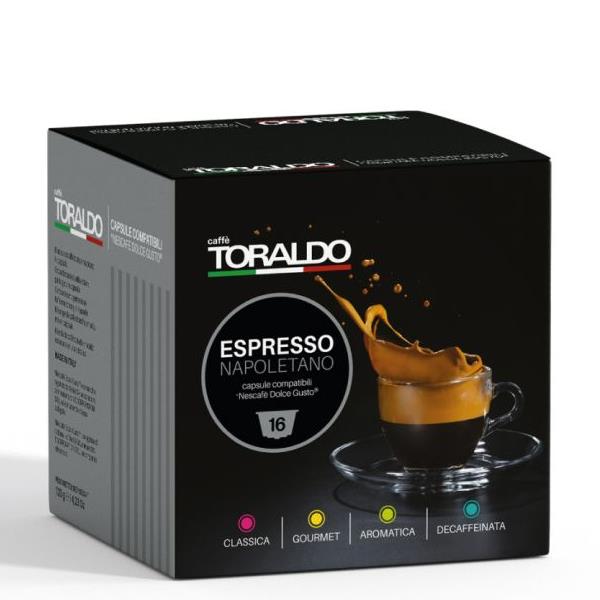 100 CAPSULE DOLCE GUSTO MISCELA  AROMATICA CAFFE' TORALDO